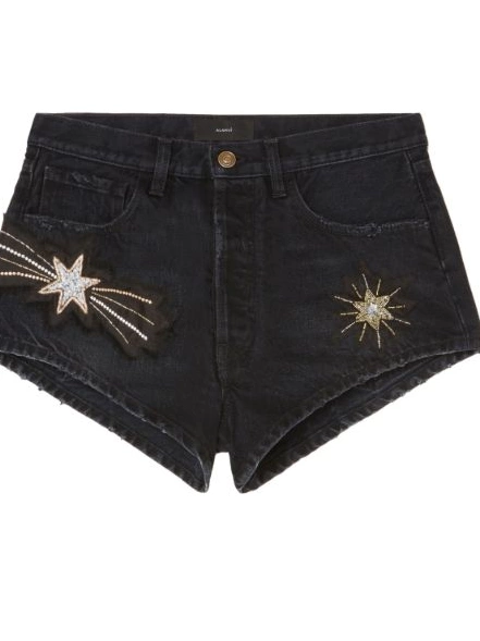 Affordable Women Wandering Star Alanui shorts The denim 0711